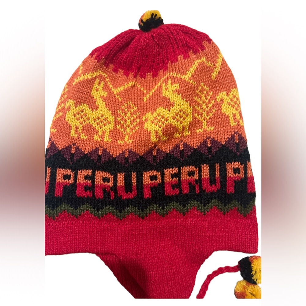 Peruvian Reversibles Chullos Beanies - Picture 2 of 3